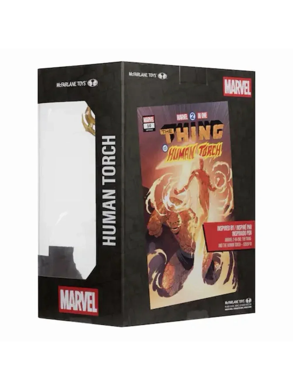 🔥NIB! Mcfarlane MARVEL PVC Human Torch 1/6 Scale Statue Collectors Series 🔥